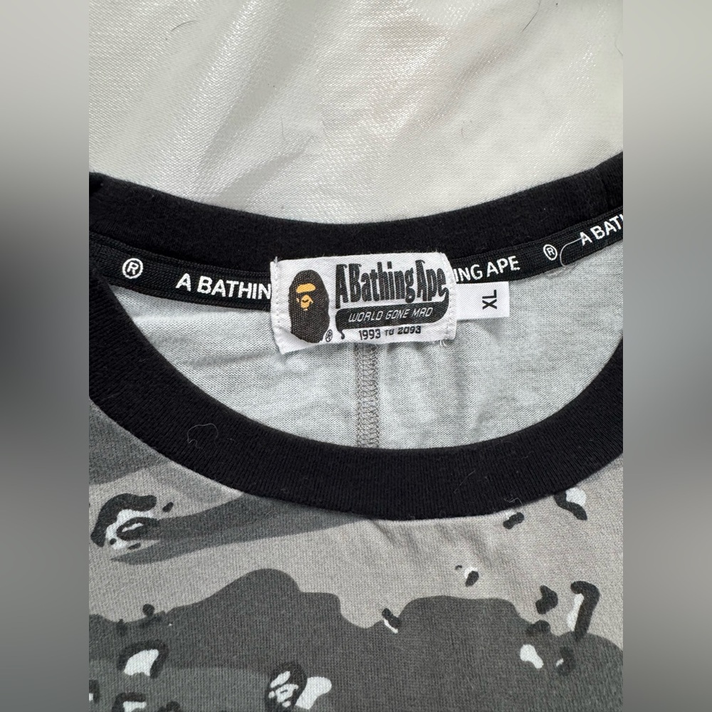Bape double shark tee
